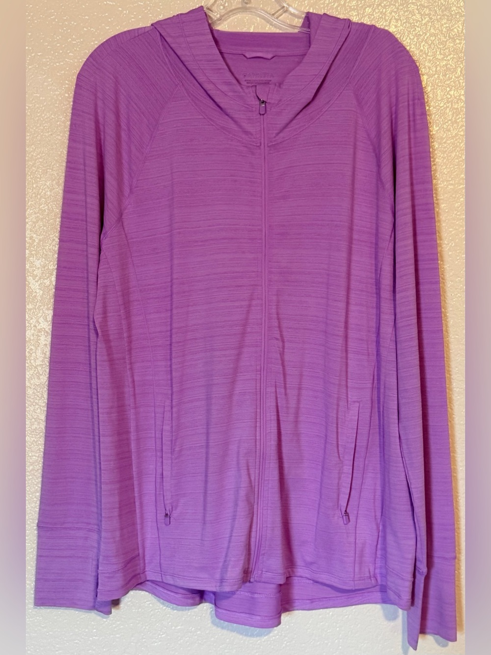 Athleta Women’s Size XL Full-Zip Hoodie Purple Activewear Jacket